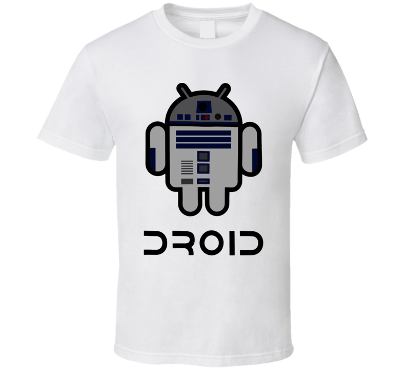 Droid R2 D2 Star Wars Sci Fi Movie Fan T Shirt Droid R2 D2 Star Wars Sci Fi Movie Fan T Shirt