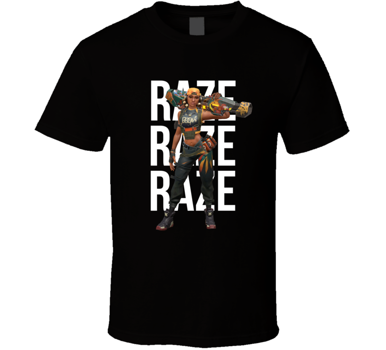 Raze Valorant Agent Video Game Cool Gamer T Shirt Raze Valorant Agent Video Game Cool Gamer T Shirt