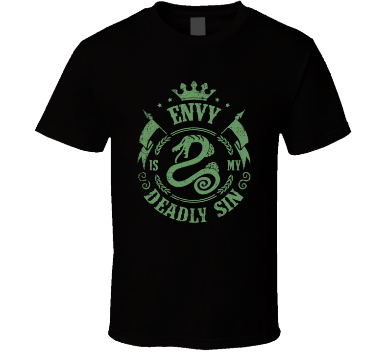 Envy Is My Deadly Sin Seven Deadly Sins Manga Series Fan T Shirt Envy Is My Deadly Sin Seven Deadly Sins Manga Series Fan T Shirt