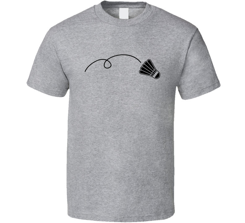 Cool Badminton Birdie T Shirt Cool Badminton Birdie T Shirt