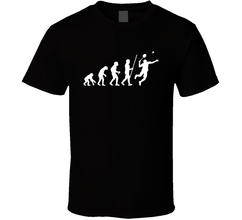 Badminton Player Evolution Funny Hobby T Shirt Badminton Player Evolution Funny Hobby T Shirt