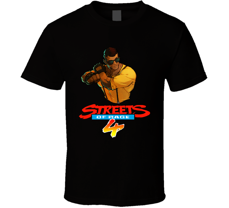 Adam Hunter Streets Of Rage 4 Video Game T Shirt Adam Hunter Streets Of Rage 4 Video Game T Shirt