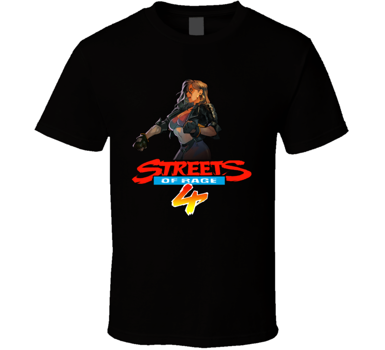 Blaze Fielding Streets Of Rage 4 Video Game T Shirt Blaze Fielding Streets Of Rage 4 Video Game T Shirt