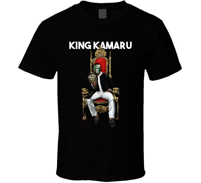 King Kamaru Usman On Throne Mma Fighter Fan T Shirt King Kamaru Usman On Throne Mma Fighter Fan T Shirt