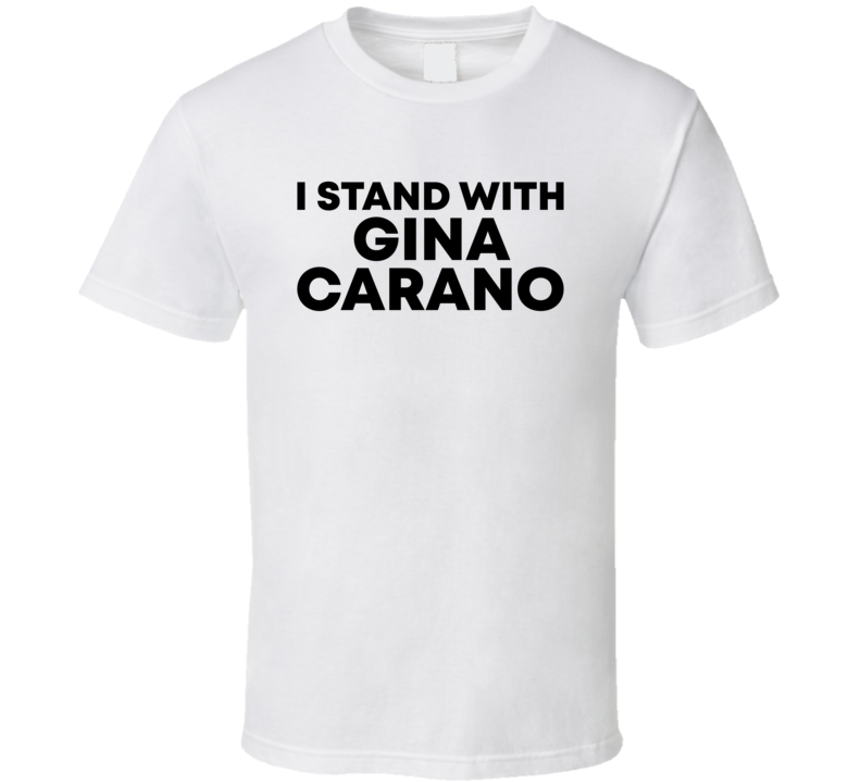 I Stand With Gina Carano Actress Fan T Shirt I Stand With Gina Carano Actress Fan T Shirt
