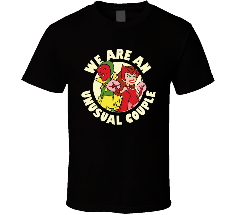 Wandavision We Are An Unusual Couple Tv Series Fan T Shirt Wandavision We Are An Unusual Couple Tv Series Fan T Shirt