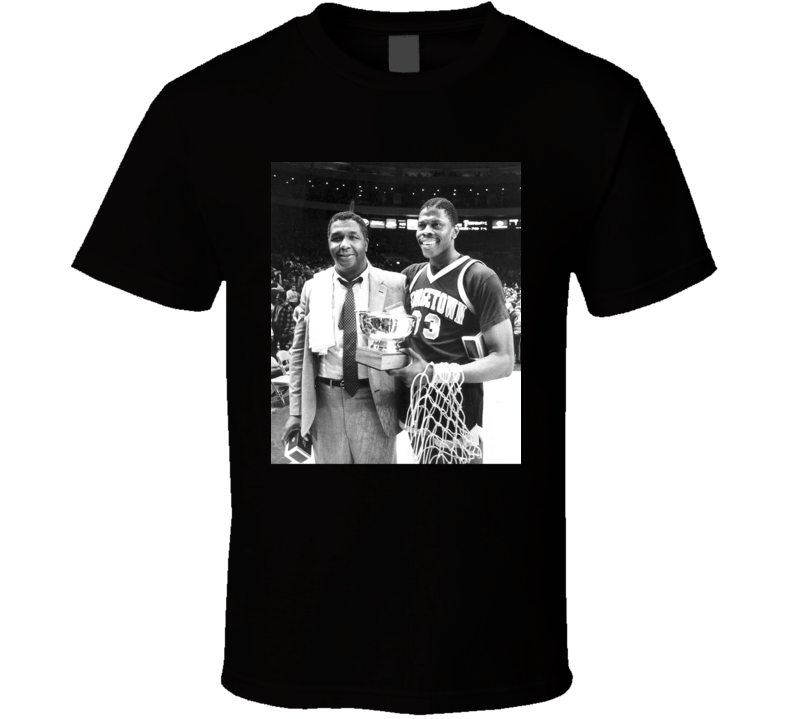 John Thompson Patrick Ewing Retro Basketball Fan T Shirt John Thompson Patrick Ewing Retro Basketball Fan T Shirt