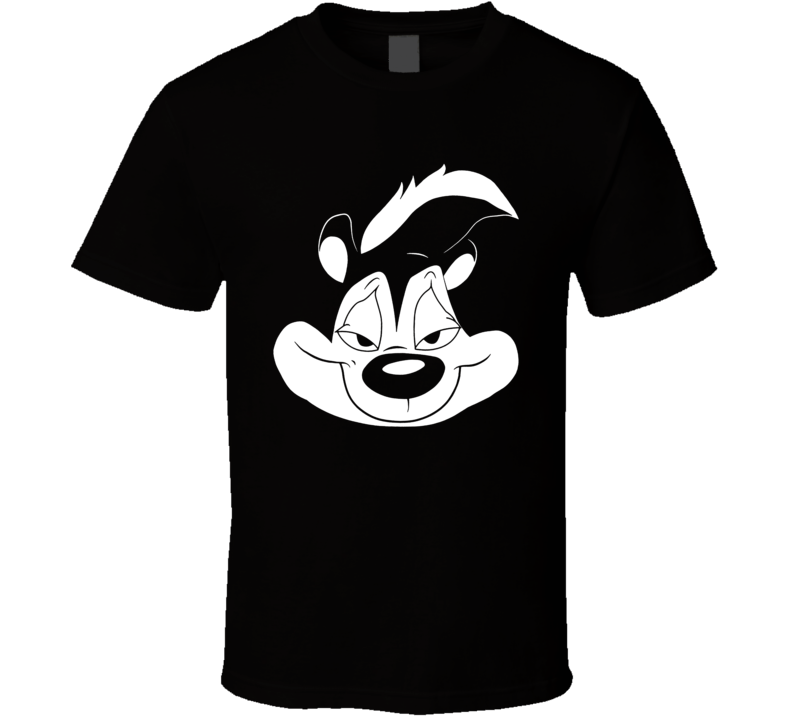 Pepe Le Pew Face Cartoon Skunk T Shirt Pepe Le Pew Face Cartoon Skunk T Shirt