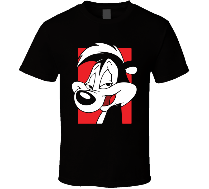 Pepe Le Pew Face Cartoon Skunk Fan T Shirt Pepe Le Pew Face Cartoon Skunk Fan T Shirt