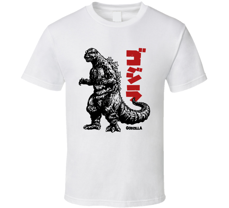 Japanese Godzilla Retro Sci Fi Movie Fan T Shirt Japanese Godzilla Retro Sci Fi Movie Fan T Shirt