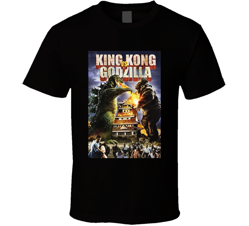 King Kong Vs Godzilla 1963 Retro Sci Fi Movie Fan T Shirt King Kong Vs Godzilla 1963 Retro Sci Fi Movie Fan T Shirt