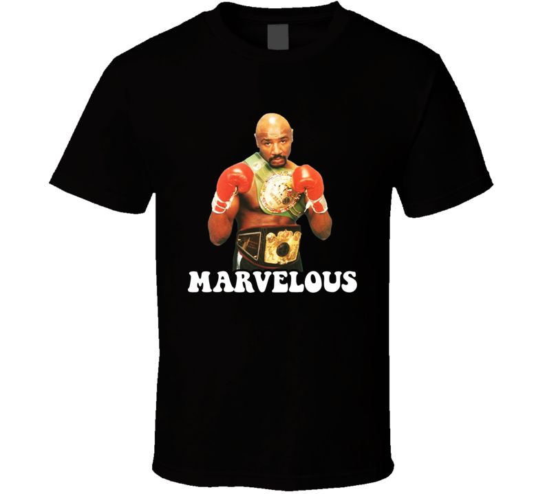 Marvelous Marvin Hagler 2 Belts Retro Boxer Fan T Shirt Marvelous Marvin Hagler 2 Belts Retro Boxer Fan T Shirt