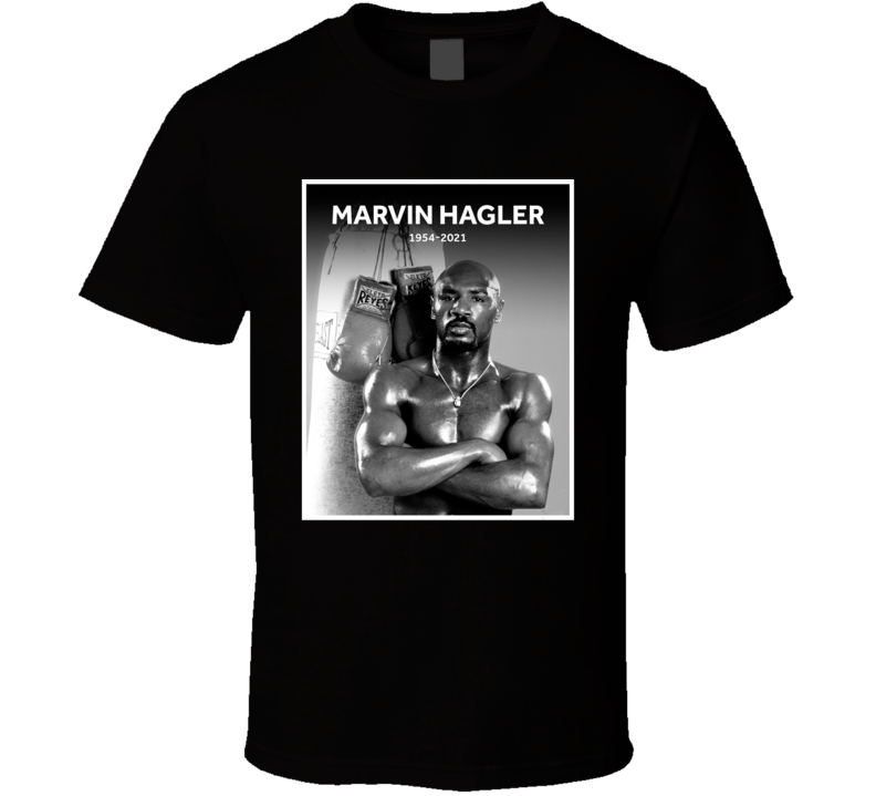 Marvin Hagler 1954-2021 Retro Boxer Fan T Shirt Marvin Hagler 1954-2021 Retro Boxer Fan T Shirt