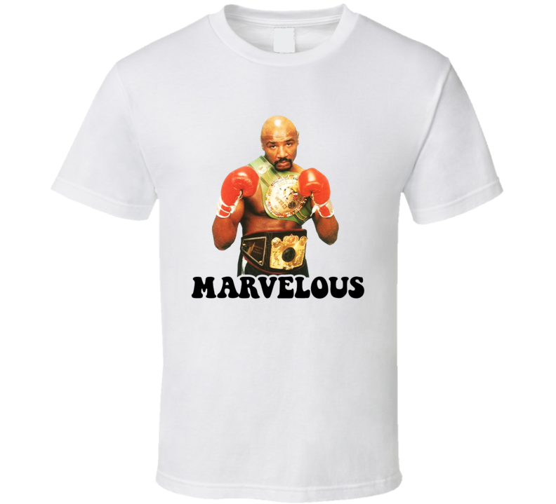 Marvelous Marvin Hagler 2 Belts Retro Boxer Fan Cool T Shirt Marvelous Marvin Hagler 2 Belts Retro Boxer Fan Cool T Shirt
