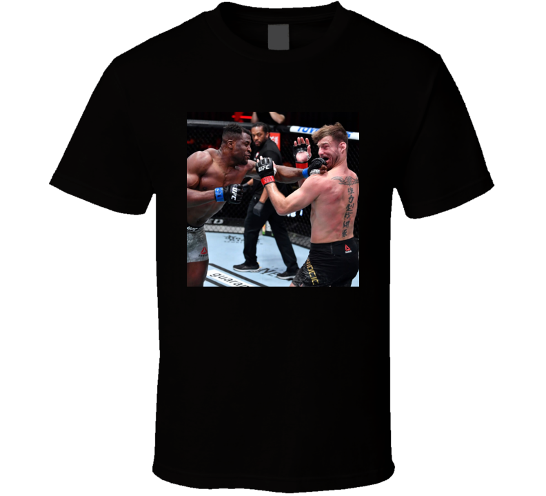 Francis Ngannou Vs Stipe Miocic Knockout Mma Figher Fan T Shirt Francis Ngannou Vs Stipe Miocic Knockout Mma Figher Fan T Shirt