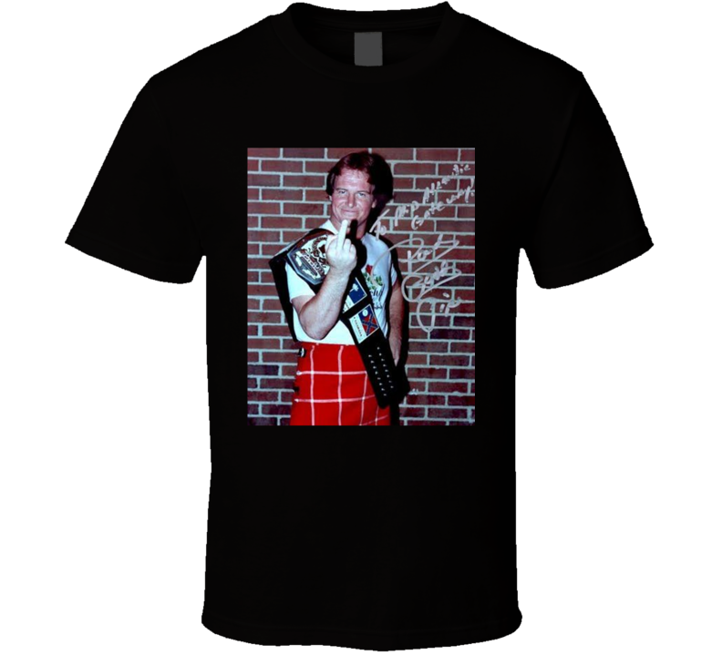 Rowdy Roddy Piper Middle Finger Retro Wrestler Fan T Shirt Rowdy Roddy Piper Middle Finger Retro Wrestler Fan T Shirt