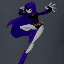 Raven Teen Titans Go Cool Action Superhero Cartoon Fan T Shirt 33190077