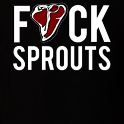 Fuck Sprouts Funny Anti Vegan Steak Meat Lover Vegetable Hater Humor T Shirt 33761578