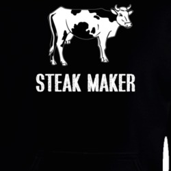 Steak Maker Funny Cow Food Meat Lover Hoodie 33796587