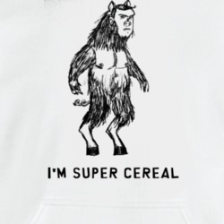 Man Bear Pig Drawing I'm Super Cereal South Park Al Gore Episode Funny Cartoon Fan Hoodie 33816342