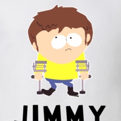 Jimmy Valmer South Park Funny Cartoon Fan Black Font T Shirt 33821468