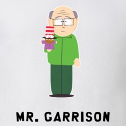 Mr. Garrison South Park Funny Cartoon Fan Black Font T Shirt 33821476