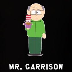 Mr. Garrison South Park Funny Cartoon Fan White Font T Shirt 33821477