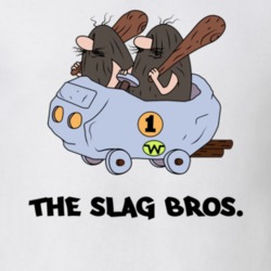 Wacky Races The Slag Bros. Cool Retro Tv Show Cartoon Logo Fan T Shirt 33867195