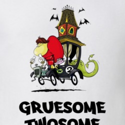 Wacky Races The Gruesome Twosome Cool Retro Tv Show Cartoon Logo Fan T Shirt 33867197