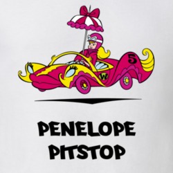 Wacky Races Penelope Pitstop Cool Retro Tv Show Cartoon Logo Fan T Shirt 33867203