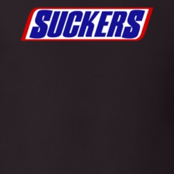 Suckers Funny Snickers Chocolate Candy Logo Parody T Shirt 33883295