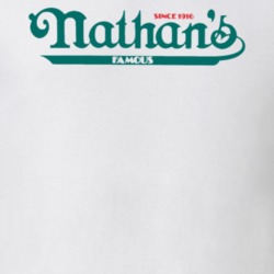 Nathan's Famous Hot Dogs Cool Food Bbq Barbecue T Shirt 34412041