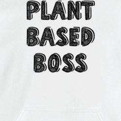 Plant Based Boss Cool Vegan Vegetarian Hoodie 35106710