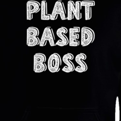 Plant Based Boss Cool Vegan Hoodie 35106714