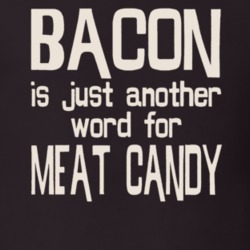 Bacon Is Just Another Word For Meat Candy Funny Food Lover Foodie T Shirt 35778849