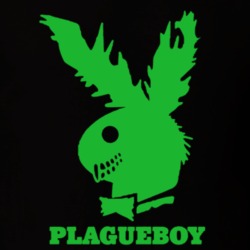 Plagueboy Funny Zombie Playboy Logo Parody T Shirt 36087793