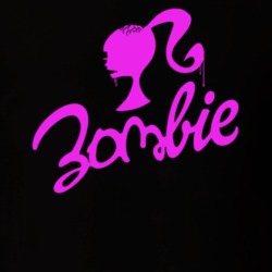 Zombie Barbie Logo Parody Funny T Shirt 36087796