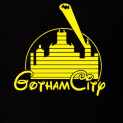Gotham City Funny Disney Logo Parody Batman Fan T Shirt 36101467