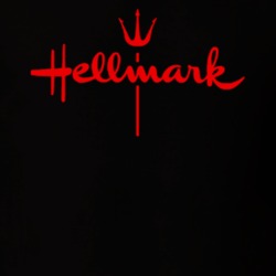 Hellmark Funny Hell Hallmark Logo Parody T Shirt 36102763