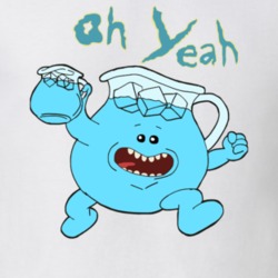 Oh Yeah Kool Aid Man Rick And Morty Mashup Parody Cartoon Fan T Shirt 36256515