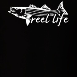 Reel Life Bass Fishing Fisherman T Shirt 36270228