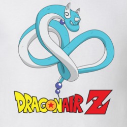 Dragonair Dragonball Z Logo Mashup Parody Pokemon Anime Fan T Shirt 36304659