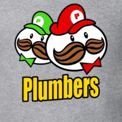 Plumbers Funny Super Mario And Luigi Pringles Chips Logo Parody T Shirt 36314722