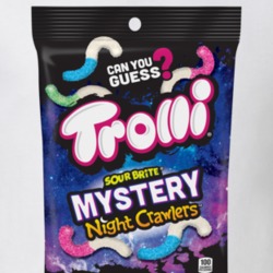 Trolli Sour Brite Mystery Night Crawlers Candy Gummies Gummy Worms Cool Snack Food T Shirt 36334335