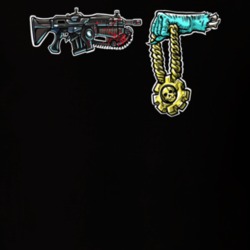Run The Jewels Gears Of War Lancer Video Game Parody Rap Hip Hop Music Fan T Shirt 36391731