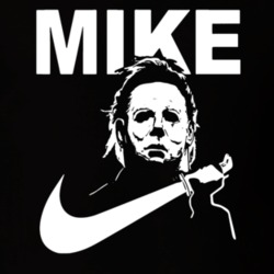 Mike Funny Logo Parody Michael Myers Halloween Horror Movie Fan T Shirt 36423697