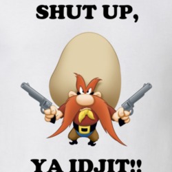 Yosemite Sam Looney Tune Cartoon Shut Up You Idjit T Shirt 36493163