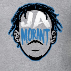 Ja Morant Big Head Silhouette Cool Memphis Basketball Fan T Shirt 37455026