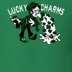 Lucky Charms Cereal Parody Funny Puking Leprechaun St Patricks Day Party T Shirt 37455029