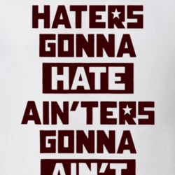 Haters Gonna Hate Ainters Gonna Aint Funny The Interview Movie Fan T Shirt 37455031